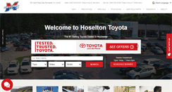 Desktop Screenshot of hoseltontoyota.com